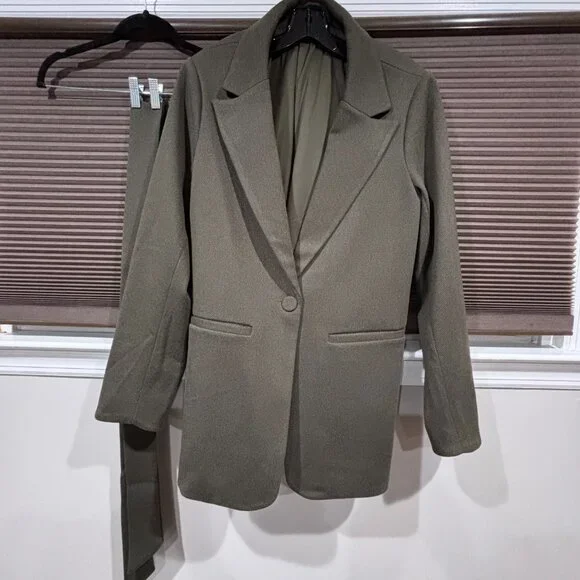 Good American Women Belted Structured Blazer SZ 3/4 L/XL - Picture 1 of 16